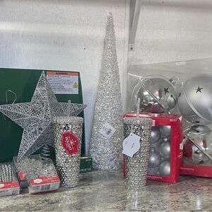 Holiday Time Silver Ornament Collection